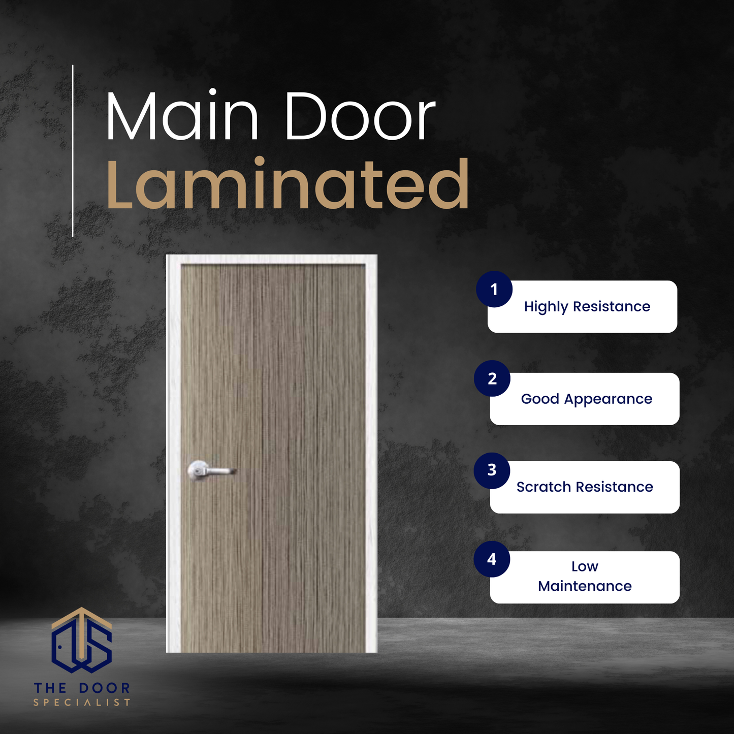 Laminated Main Door