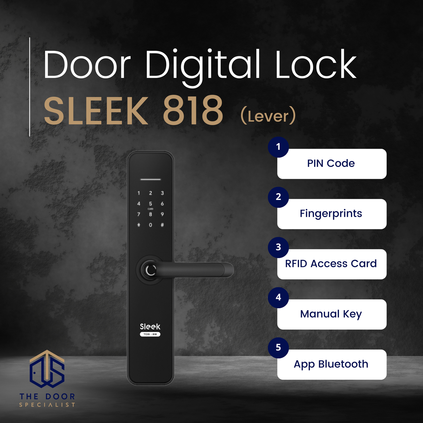SLEEK Door Digital Locks
