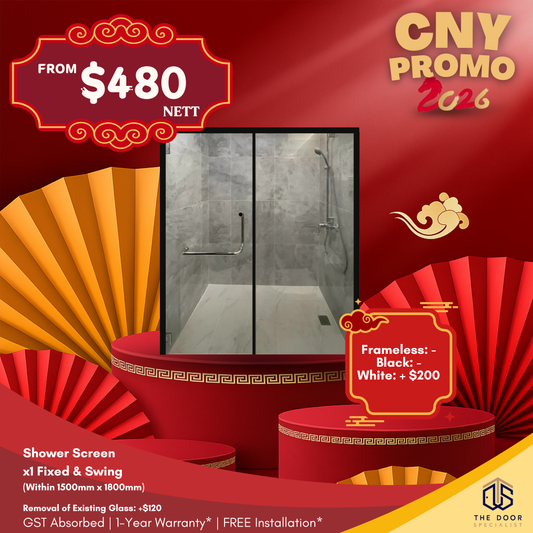 Glass Shower Screen [CNY Promo]