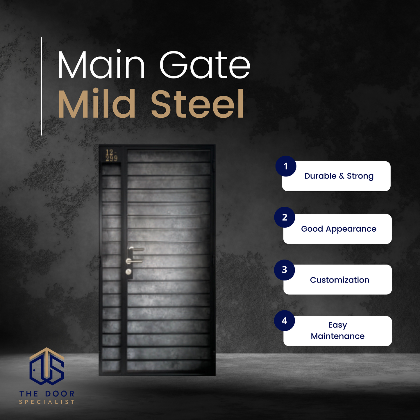 Mild Steel Main Gates