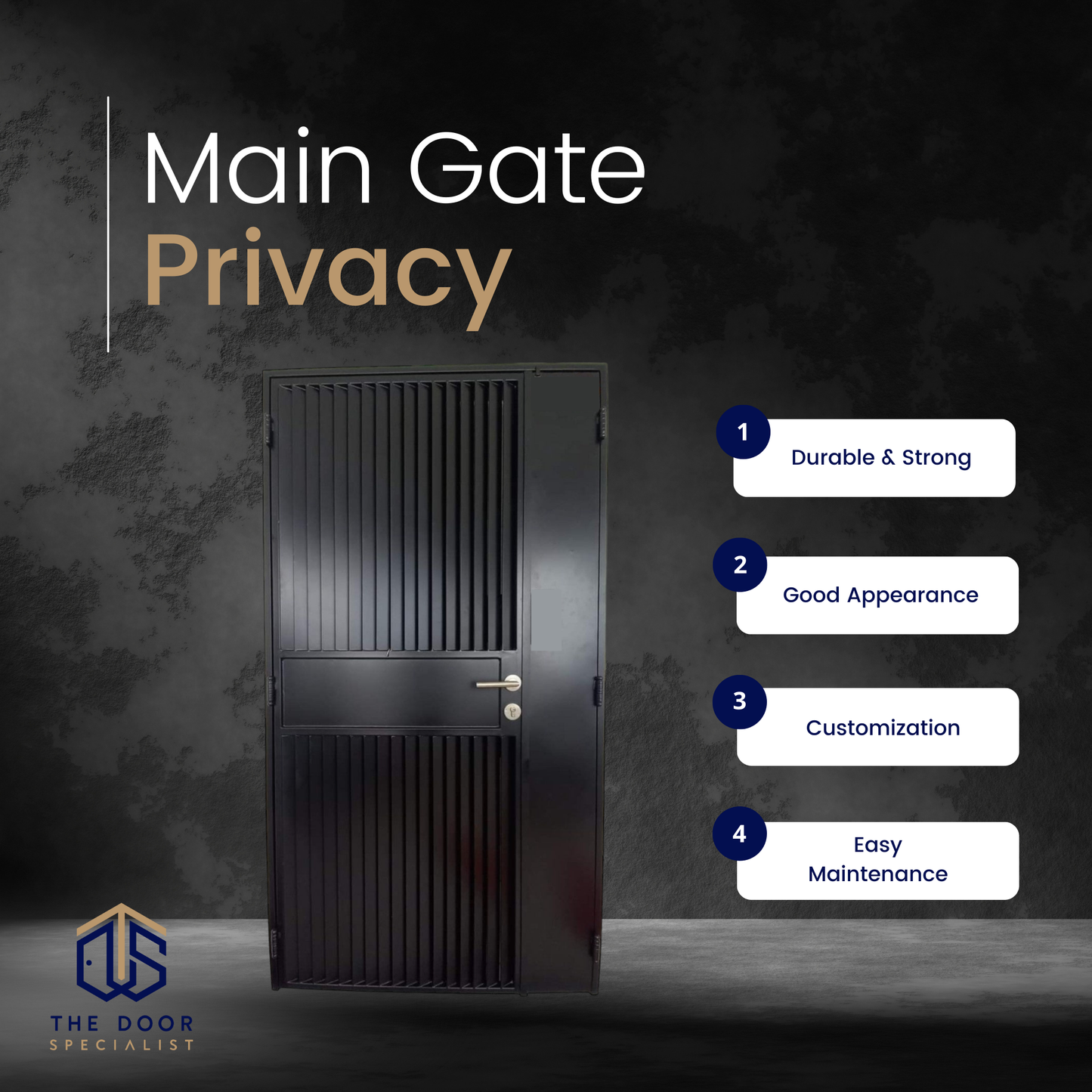 Mild Steel Main Gates