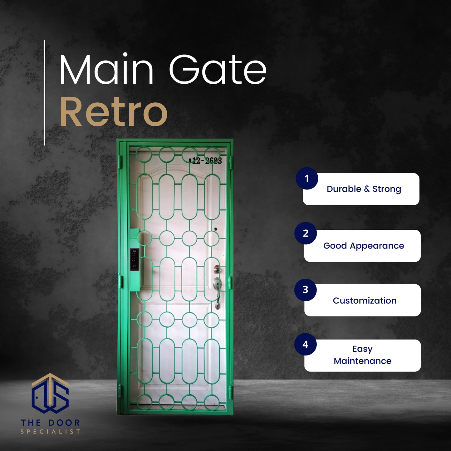 Mild Steel Main Gates