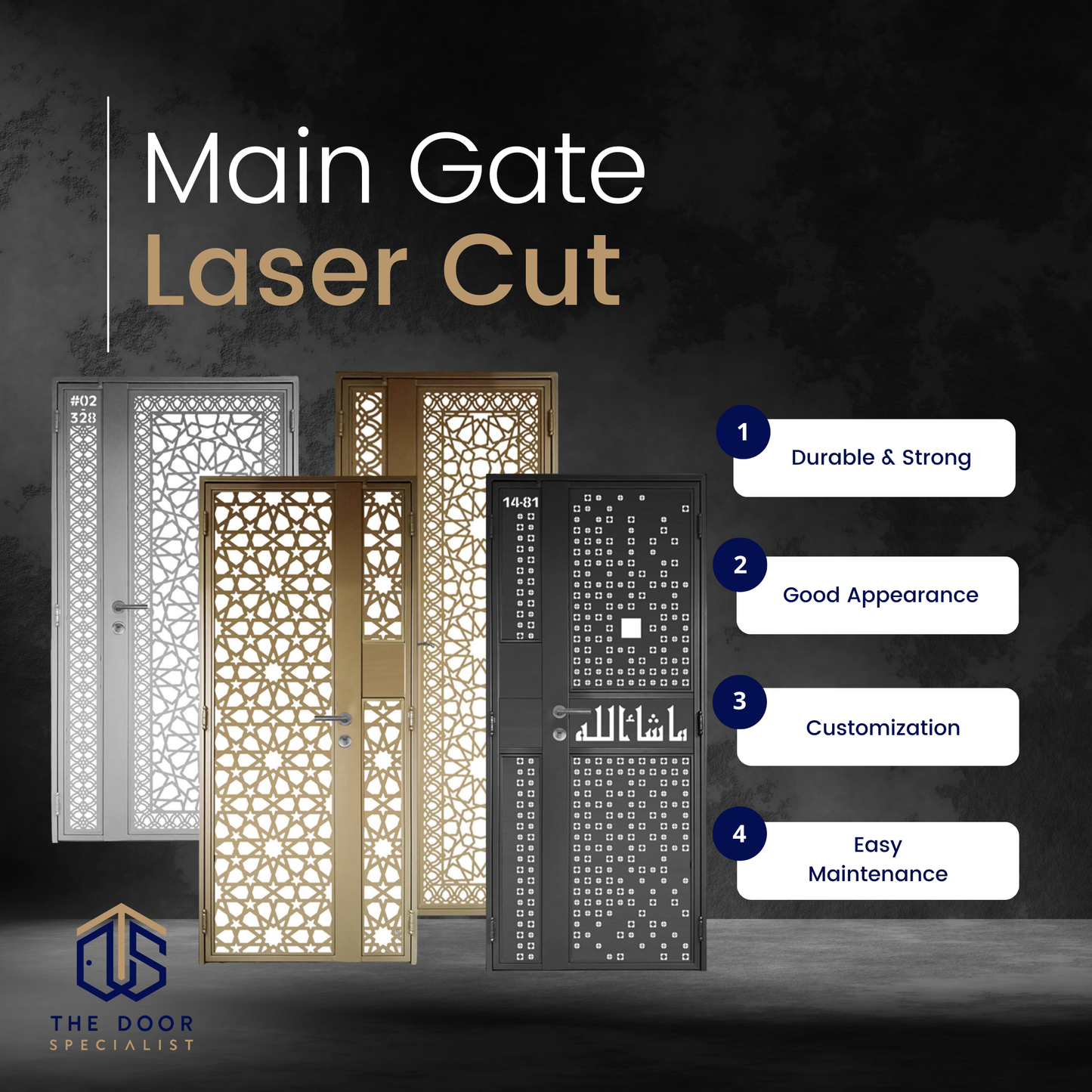 Mild Steel Main Gates