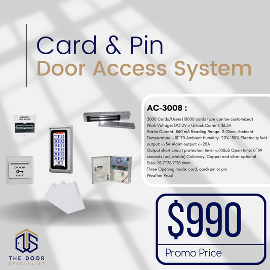 Card & Pin Door Access System ( AC-3008)